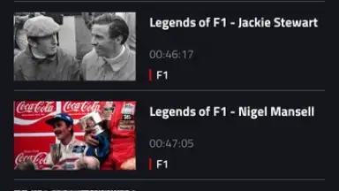 Captura de tela de F1 TV 7