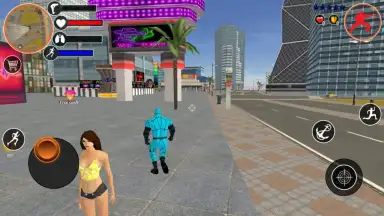 Captura de tela de Miami Rope Hero 1