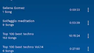 Captura de tela de Музыкальный проигрыватель 3