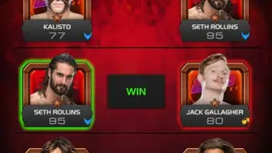 Captura de tela de WWE UNIVERSE 7