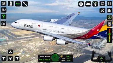 Captura de tela de Airplane Simulator Flight Game 7