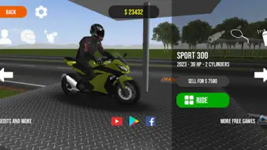 Captura de tela de Moto Wheelie 3D 4