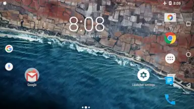Captura de tela de Marshmallow Launcher 1