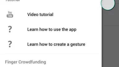 Captura de tela de Finger Gesture Launcher 3