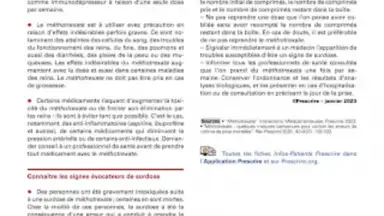 Captura de tela de Application Prescrire 4
