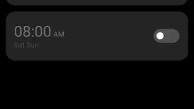 Captura de tela de MIUI Clock 1
