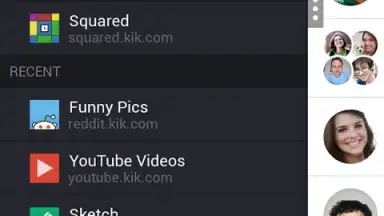 Captura de tela de Kik Messenger 1