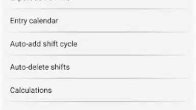 Captura de tela de Roster-Calendar 1