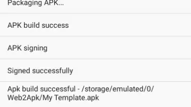Captura de tela de Website to App Converter 3