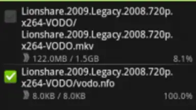 Captura de tela de Transdroid 8