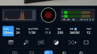 Captura de tela de Blackmagic Camera 4
