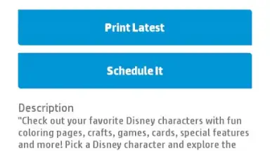 Captura de tela de HP Printables 3