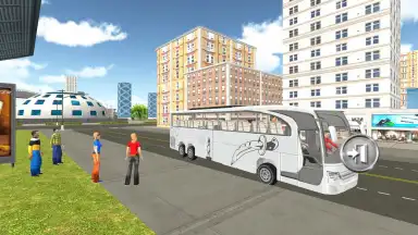 Captura de tela de City Coach Bus Simulator 3D: New Bus Games Free 7