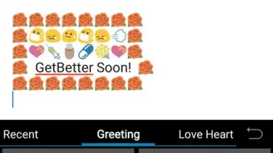 Captura de tela de Emoji Keyboard - CrazyCorn 5