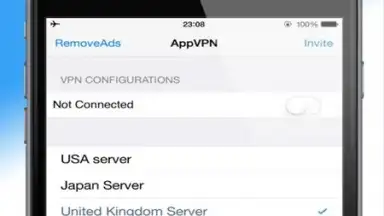 Captura de tela de AppVPN 1
