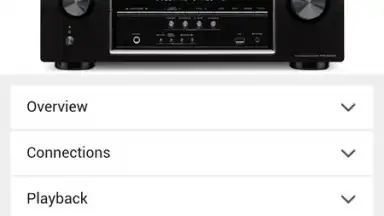 Captura de tela de Denon 500 Series Remote 1