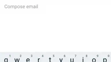 Captura de tela de Gmail GO 1