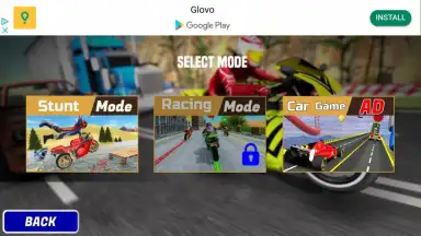 Captura de tela de Bike Stunt Ramp Race 3D 5