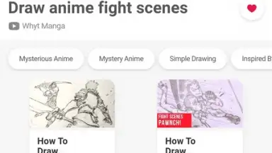Captura de tela de Learn to draw anime 4