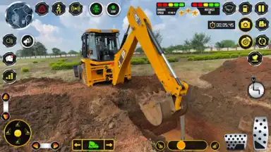 Captura de tela de Snow Excavator Construction 3D 5