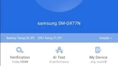 Captura de tela de AnTuTu Benchmark 7