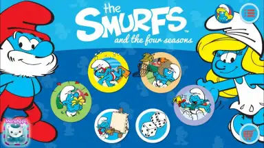 Captura de tela de Smurfs and the four seasons 9