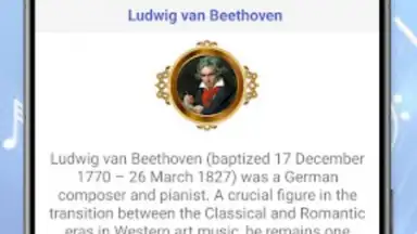 Captura de tela de Ludwig van Beethoven Music 6