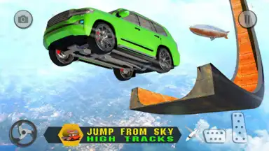 Captura de tela de Car Stunt Race 3d - Car Games 3