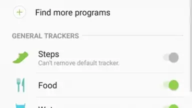 Captura de tela de Samsung Health (Android Wear) 8
