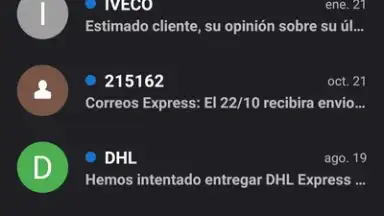 Captura de tela de SMS-MMS Manager 7