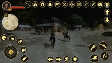 Captura de tela de West Cowboy Games Horse Riding 12