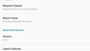 Captura de tela de Root Checker 4