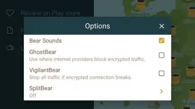 Captura de tela de TunnelBear VPN 10