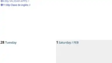Captura de tela de aCalendar 7