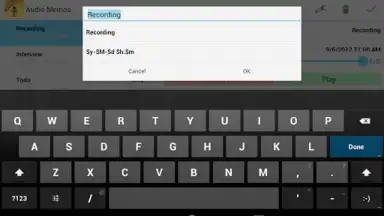 Captura de tela de Audio Memos 13