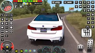Captura de tela de Driving School 3D : Car Games 3