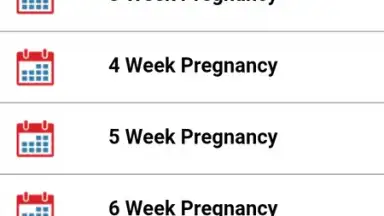 Captura de tela de Pregnancy Weekly 2