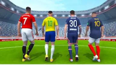 Captura de tela de Football Games 2026 Real Kick 6
