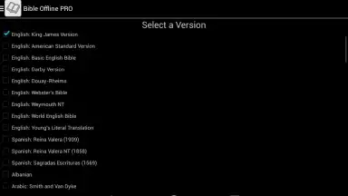 Captura de tela de Bible Offline KJV with Audio 2