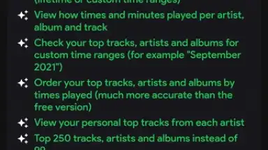 Captura de tela de Spotistats for Spotify 1