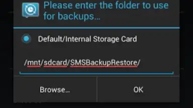 Captura de tela de SMS Backup and Restore 1
