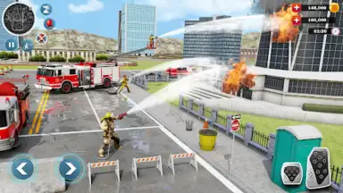 Captura de tela de Firefighter :Fire Brigade Game 3