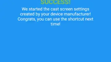 Captura de tela de Miracast Shortcut 4