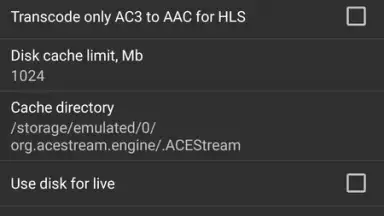 Captura de tela de Ace Stream Media (Android TV) 4