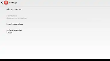 Captura de tela de Audio Recorder 2