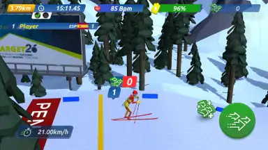 Captura de tela de Biathlon Championship 6