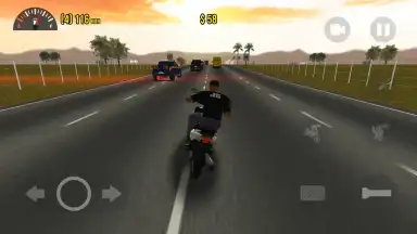 Captura de tela de Moto Wheelie 3D 13