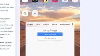 Captura de tela de Opera Browser 5