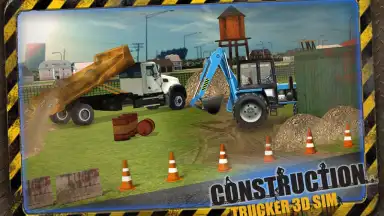 Captura de tela de Construction Trucker 3D Sim 2