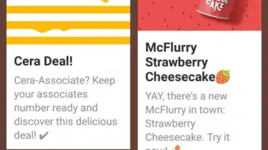 Captura de tela de McDonald's España 6